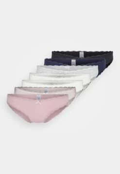 Anna Field 7 Pack - Slip - Pink/Black/Blue -Anna Field 7565ed8a78e2428f93e3f482172b5942
