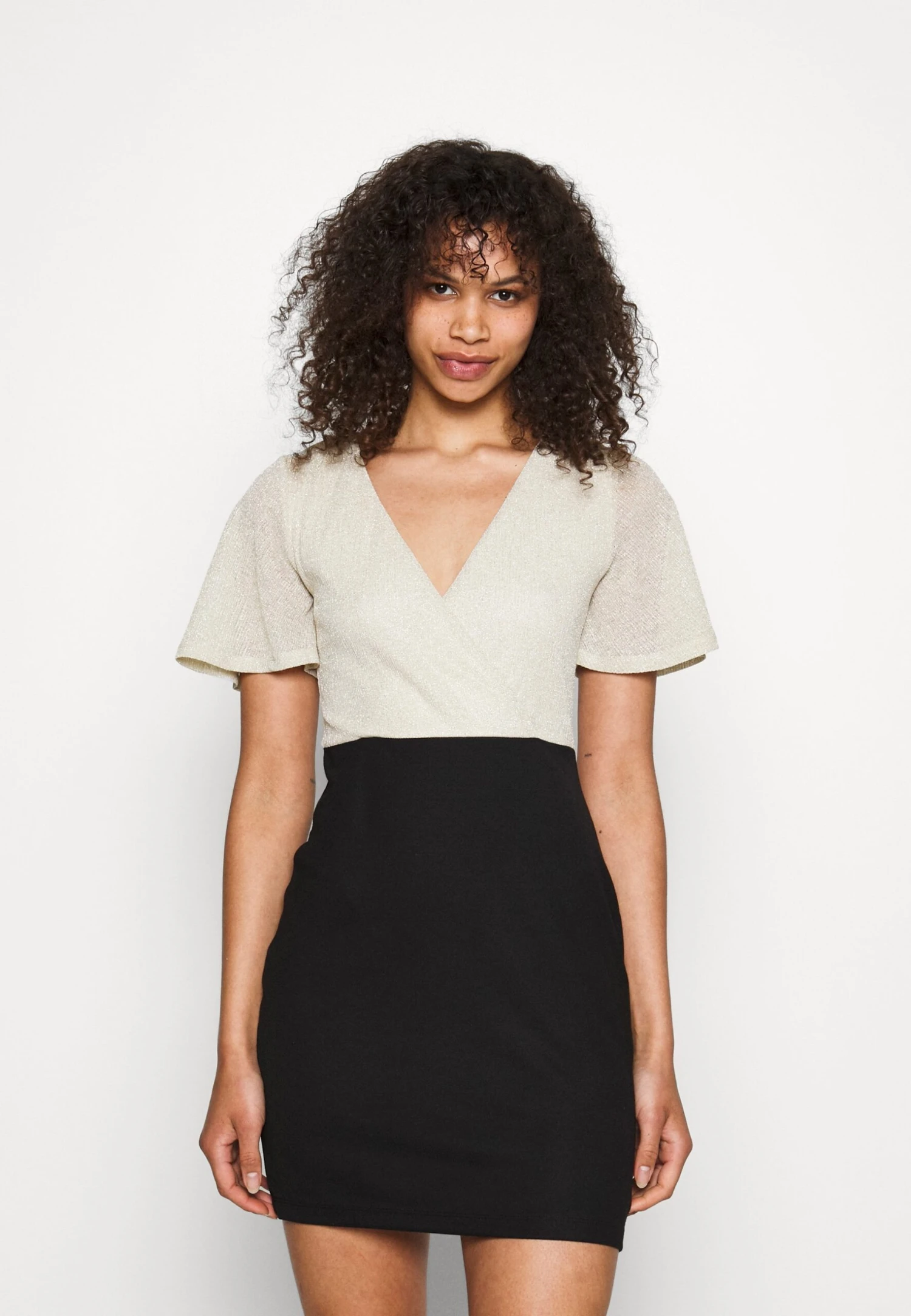 Anna Field Etui-Jurk - Gold/Black 5 Anna Field Etui-Jurk - Gold/Black - Afbeelding 3