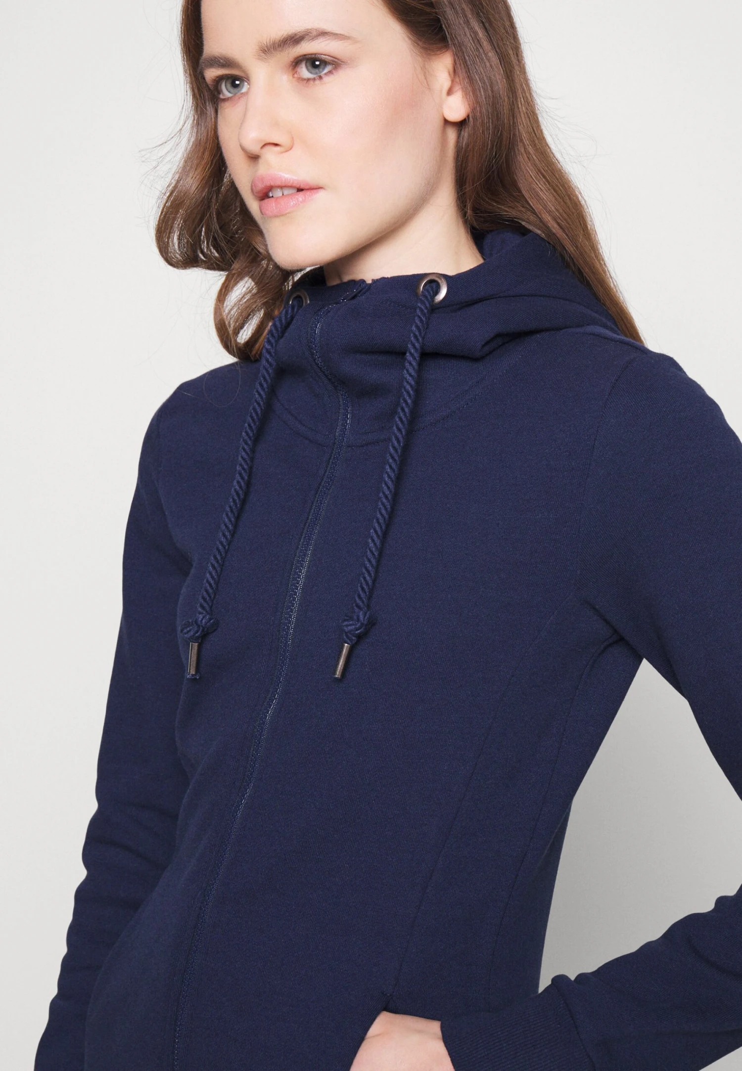 Sweater Met Rits -Dark Blue 7 Sweater Met Rits -Dark Blue - Afbeelding 5