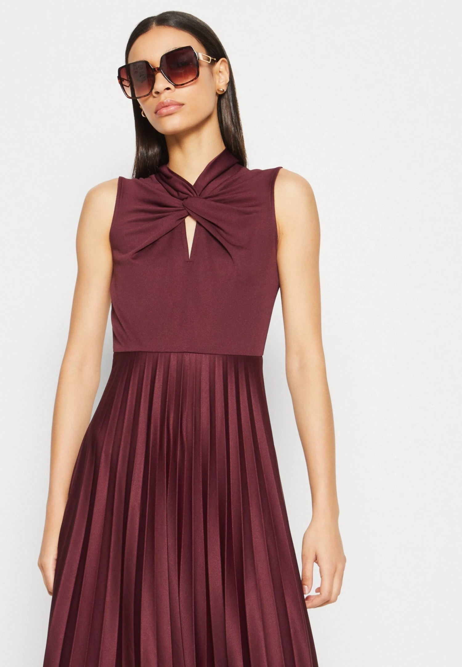 Anna Field Jerseyjurk - Bordeaux 6 Anna Field Jerseyjurk - Bordeaux - Afbeelding 4