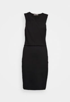 Drapped Neckline Smart Bodycon Sleeveless Mini Dress - Jerseyjurk - Black -Anna Field 7e169e682756419492298dc1919a2371
