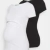 Nursing 2Er Pack - Basic T-Shirt - T-Shirt Basic - Black/White -Anna Field 7e412bf4245e43a7bceaa549785a02e3