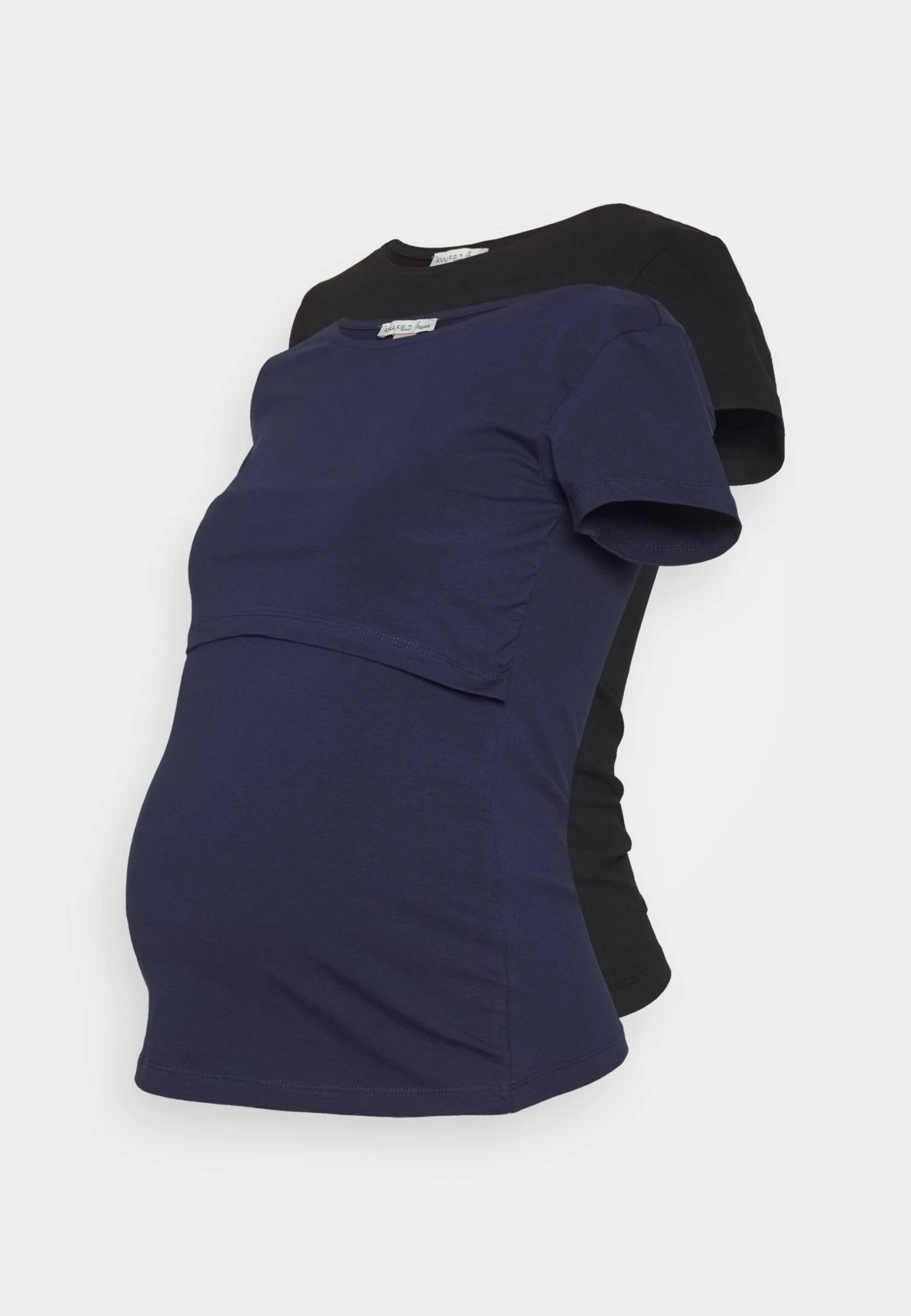 Nursing 2Er Pack - Basic T-Shirt - T-Shirt Basic - Dark Blue/Black 8 Nursing 2Er Pack - Basic T-Shirt - T-Shirt Basic - Dark Blue/Black - Afbeelding 6