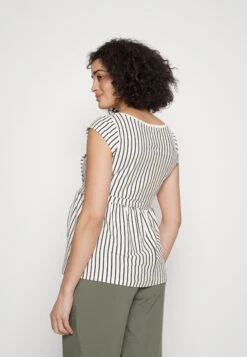 Maternity Baby Doll Nursing Tee- T-Shirt Print -Dark Blue/Off-White -Anna Field 7f2e56dd58724aaf9de2c37302ec334f