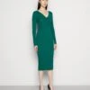 Anna Field V Ausschnitt Bodycon Midi Strickkleid - Etui-Jurk - Green -Anna Field 807e838c754e4ea180d59884c86923e3