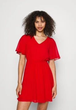 Anna Field V-Neck Sleeve Dress- Jurk -Dark Red 14 Anna Field V-Neck Sleeve Dress- Jurk -Dark Red -Anna Field 83dc2a071e604cf18fc819c737ff1f24