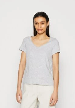 Anna Field 3 Pack- T-Shirt Basic - Black/White/Mottled Light Grey 13 Anna Field 3 Pack- T-Shirt Basic - Black/White/Mottled Light Grey -Anna Field 85b69a9b00b2446dbc79a2b15a09f5c2