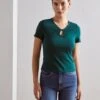 Anna Field T-Shirt Basic - Dark Green 2 Anna Field T-Shirt Basic - Dark Green -Anna Field 8d5584cb930e421eb5dd887875da3ced