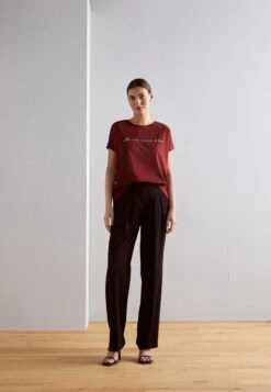 Anna Field Mandala Low To High - T-Shirt Print - Bordeaux -Anna Field 942ec647a65a4707be30a00085e6b523