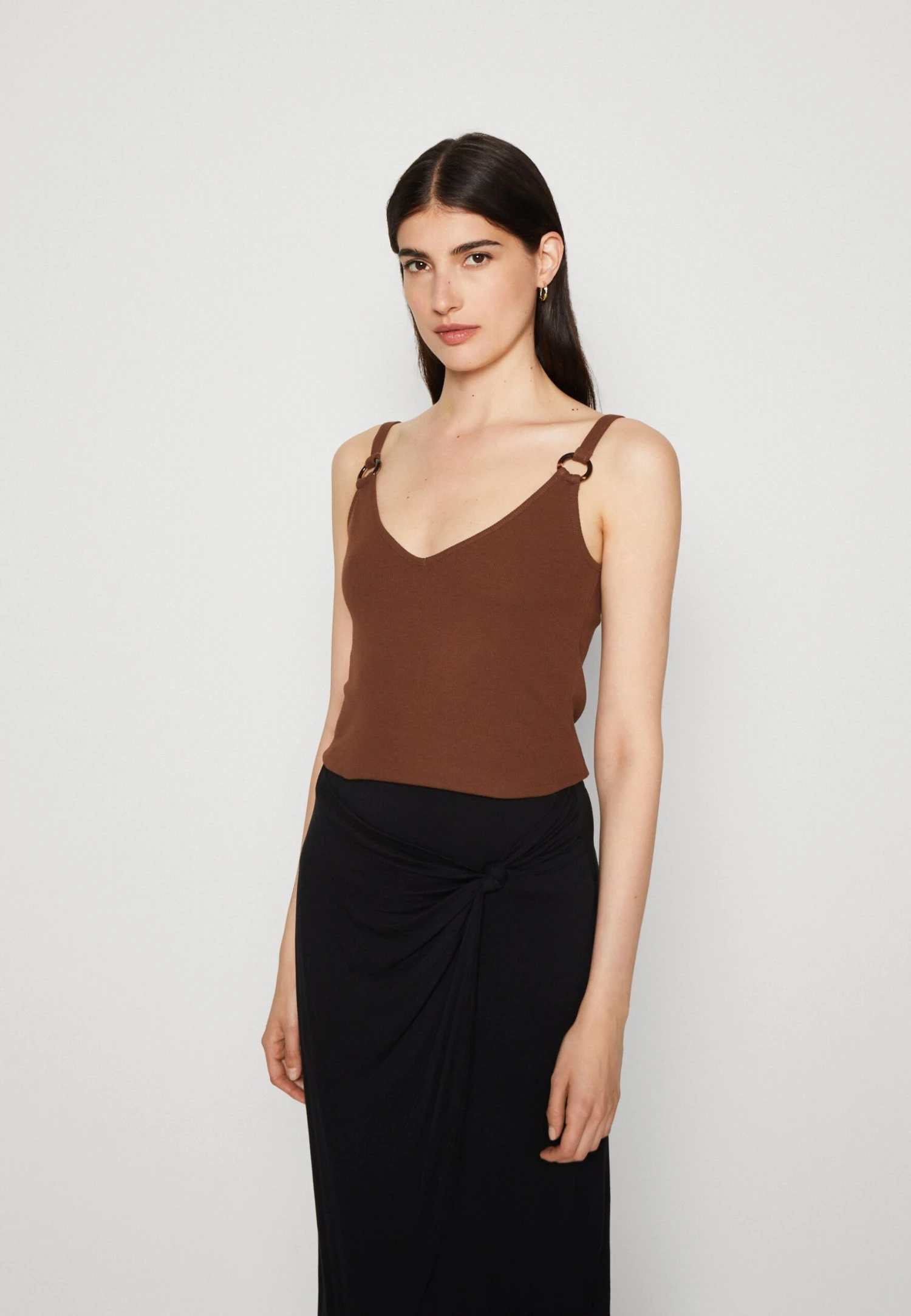 Anna Field Top - Dark Brown 3 Anna Field Top - Dark Brown