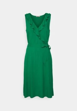 Anna Field Volant Midi Dress - Jurk -Green