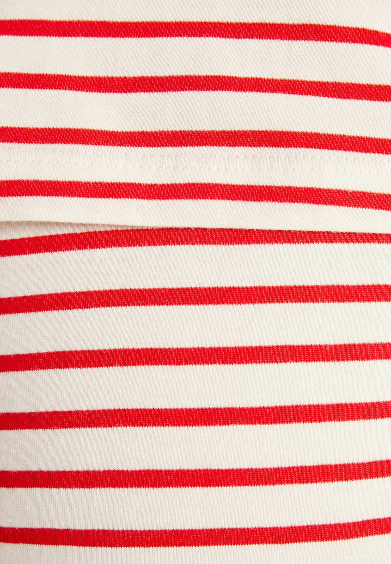 Maternity Long Tee- T-Shirt Basic - Red/Off-White 9 Maternity Long Tee- T-Shirt Basic - Red/Off-White - Afbeelding 7