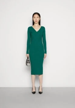 Anna Field V Ausschnitt Bodycon Midi Strickkleid - Etui-Jurk - Green -Anna Field 972a9a839d4f47ffb9fc8a5eb1730a8e