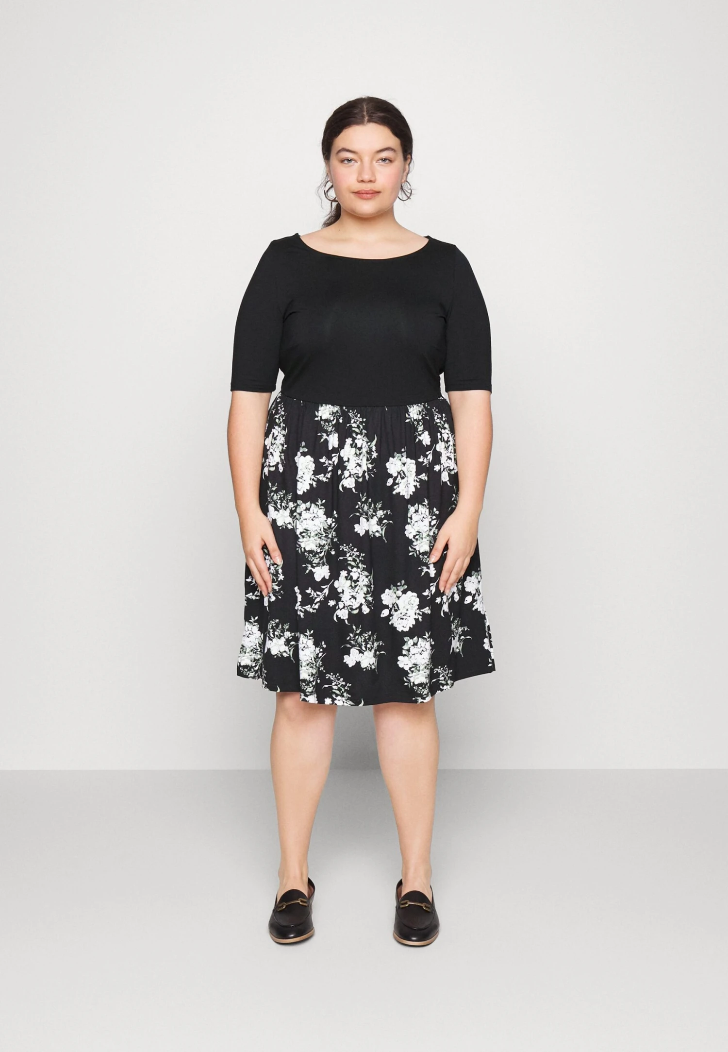 Jurk - Black/Multi Coloured 3 Jurk - Black/Multi Coloured