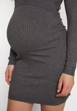 Gebreide Jurk - Mottled Dark Grey -Anna Field a28cefaeecad4a9baa782c1e9c8bbb0c