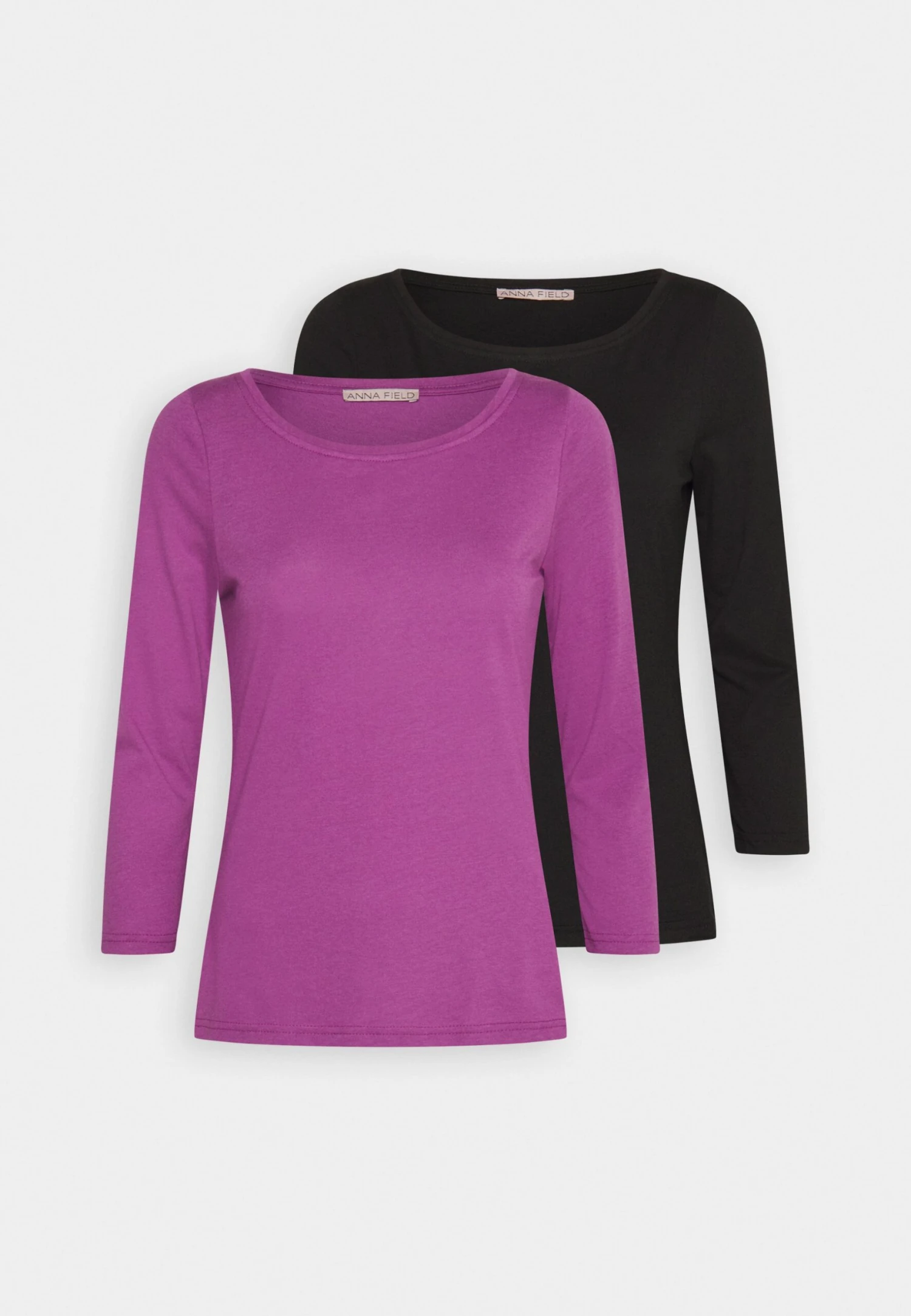 Anna Field 2 Pack - Longsleeve - Purple/Black 7 Anna Field 2 Pack - Longsleeve - Purple/Black - Afbeelding 5