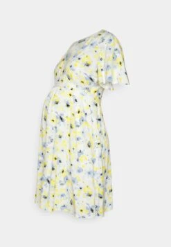 Woven Chiffon Wrap Dress- Jurk -White/Light Blue 12 Woven Chiffon Wrap Dress- Jurk -White/Light Blue -Anna Field a5629230fc1846ff9a39afd41bdfc9b8