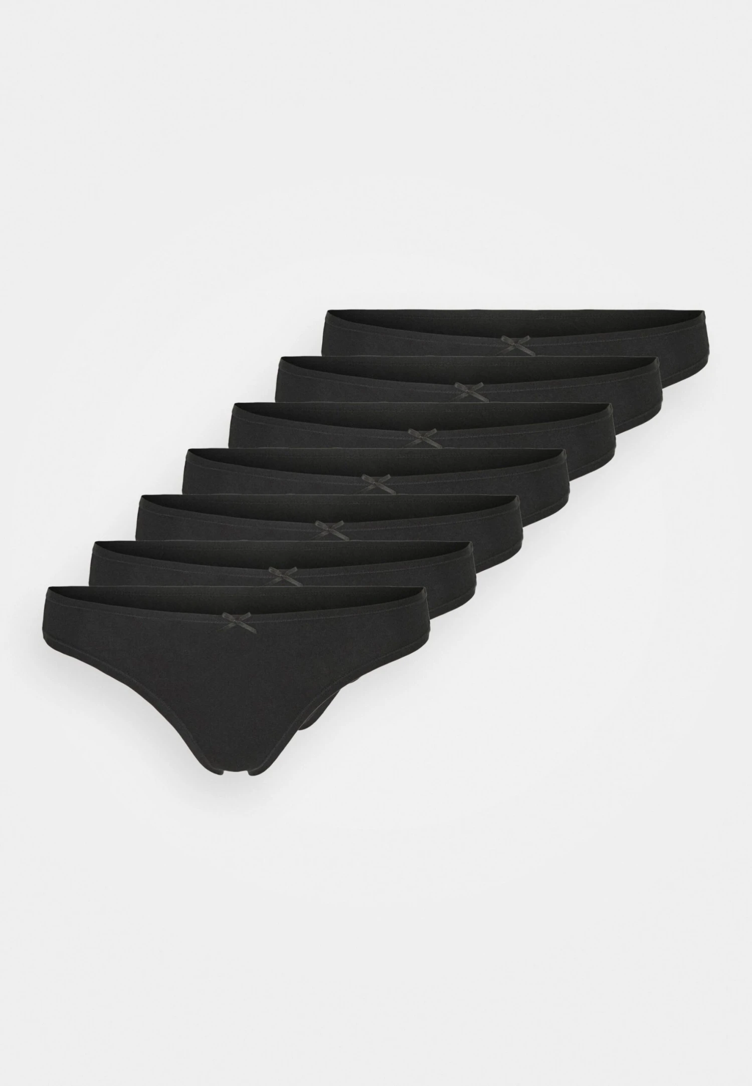 Anna Field Georgina 7Pp Thong Cotton - String - Black 6 Anna Field Georgina 7Pp Thong Cotton - String - Black - Afbeelding 4