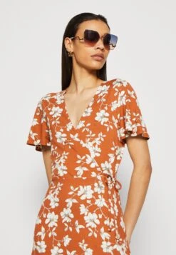 Anna Field Jerseyjurk - Brown/White -Anna Field a92025f7d861470fb5edd259bb14a51a