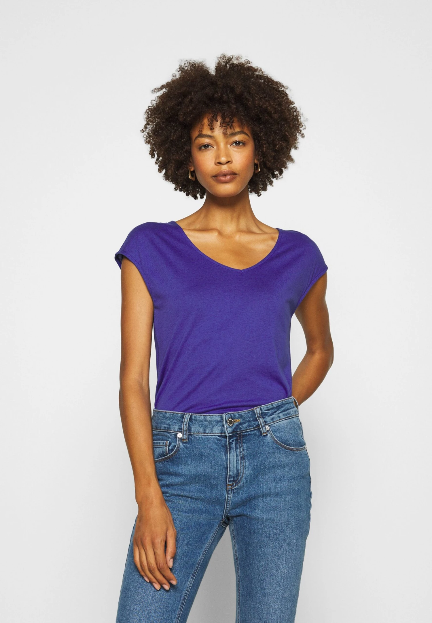 Anna Field T-Shirt Basic - Clematis Blue 3 Anna Field T-Shirt Basic - Clematis Blue