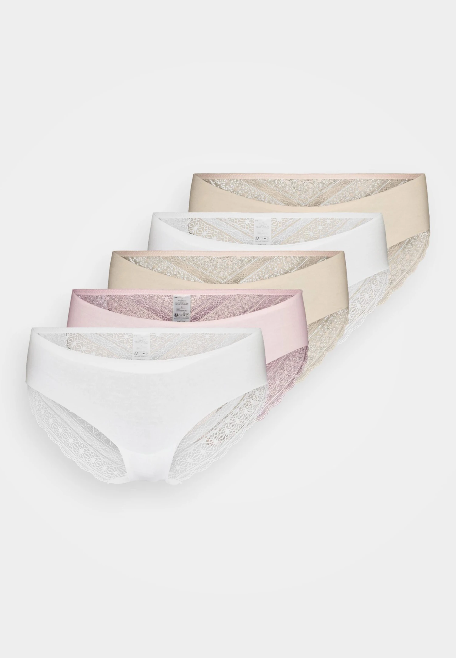 Anna Field 5 Pack- Slip - Pink/White/Nude 8 Anna Field 5 Pack- Slip - Pink/White/Nude - Afbeelding 6