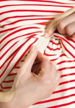 Maternity Long Tee- T-Shirt Basic - Red/Off-White 13 Maternity Long Tee- T-Shirt Basic - Red/Off-White -Anna Field aca7e161051541aabafcdc94f6b60ac6