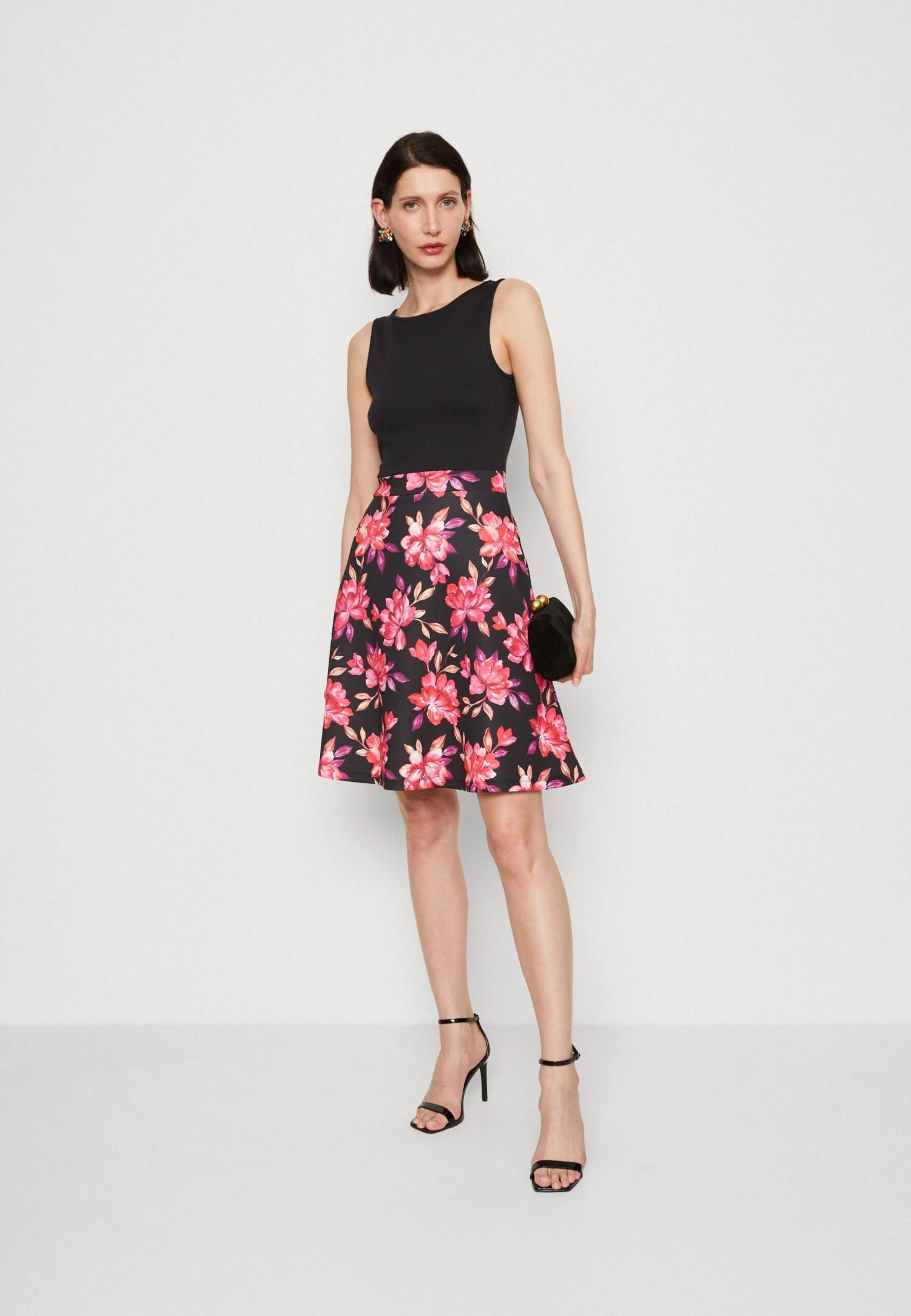 Anna Field Jurk - Black/Red/Purple 4 Anna Field Jurk - Black/Red/Purple - Afbeelding 2