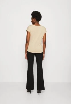 Anna Field 3 Pack - T-Shirt Basic - Beige/Off-White/Red -Anna Field ae122f093c1a4c4dbdc7d2f3c203b300