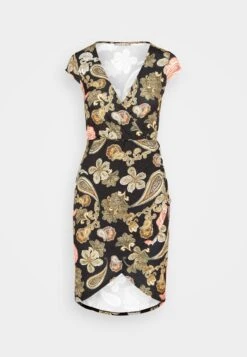 Anna Field Jerseyjurk - Black/Multi Coloured -Anna Field b17287474e8e4c1cab40e9314d9c7f45