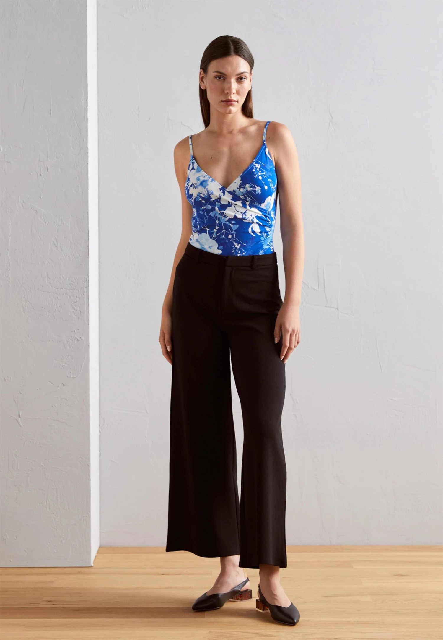 Anna Field Top - Blue 4 Anna Field Top - Blue - Afbeelding 2