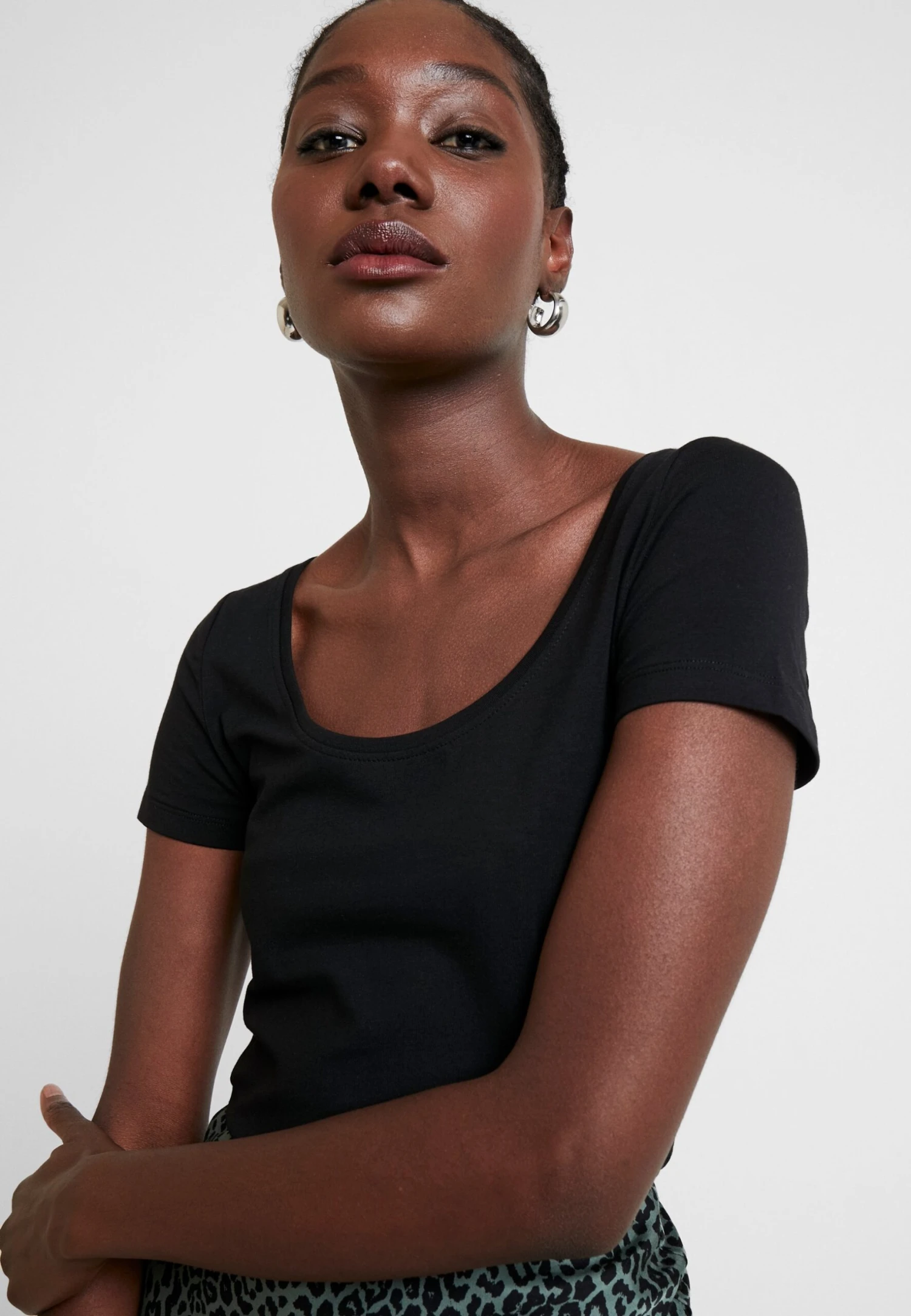 Anna Field 2 Pack- T-Shirt Basic - Black 7 Anna Field 2 Pack- T-Shirt Basic - Black - Afbeelding 5