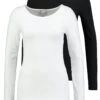 2 Pack- Longsleeve - Black/White 2 2 Pack- Longsleeve - Black/White -Anna Field b8aed37f08204d60a93bc6b481c75886
