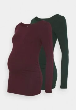 2 Pack - Longsleeve - Dark Green/Bordeaux 13 2 Pack - Longsleeve - Dark Green/Bordeaux -Anna Field bbab31f45b5841b891ef96e674ed27e8