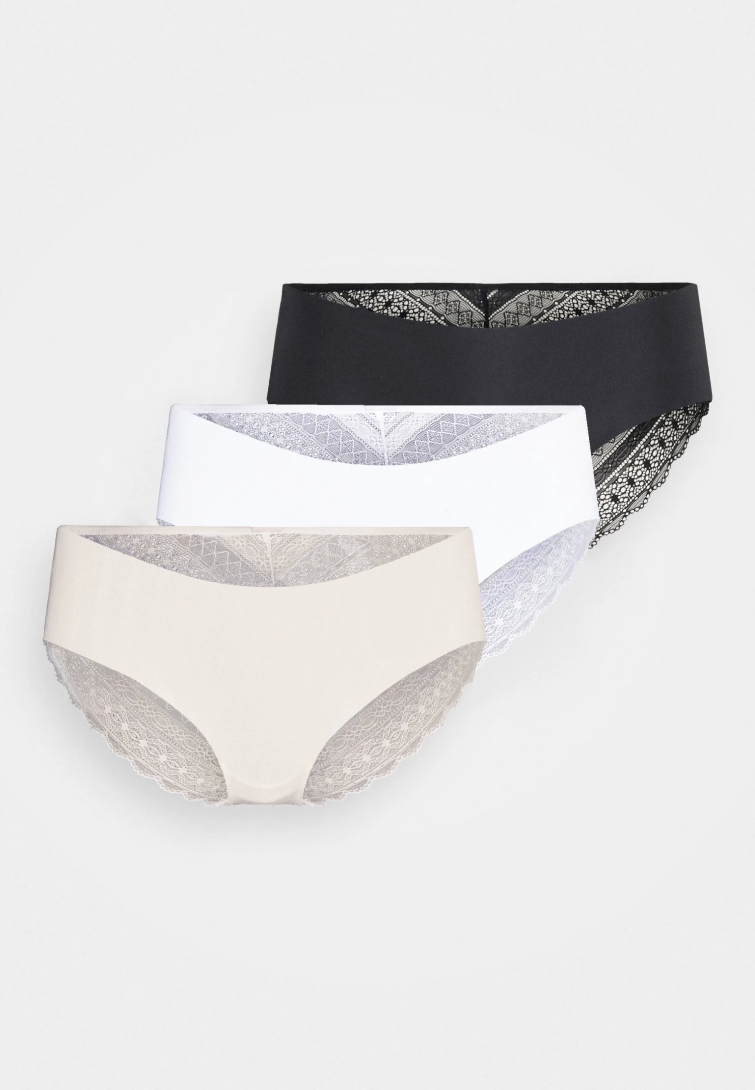 Anna Field Frolice 3Pp Short - Slip - Black/Nude/White 8 Anna Field Frolice 3Pp Short - Slip - Black/Nude/White - Afbeelding 6