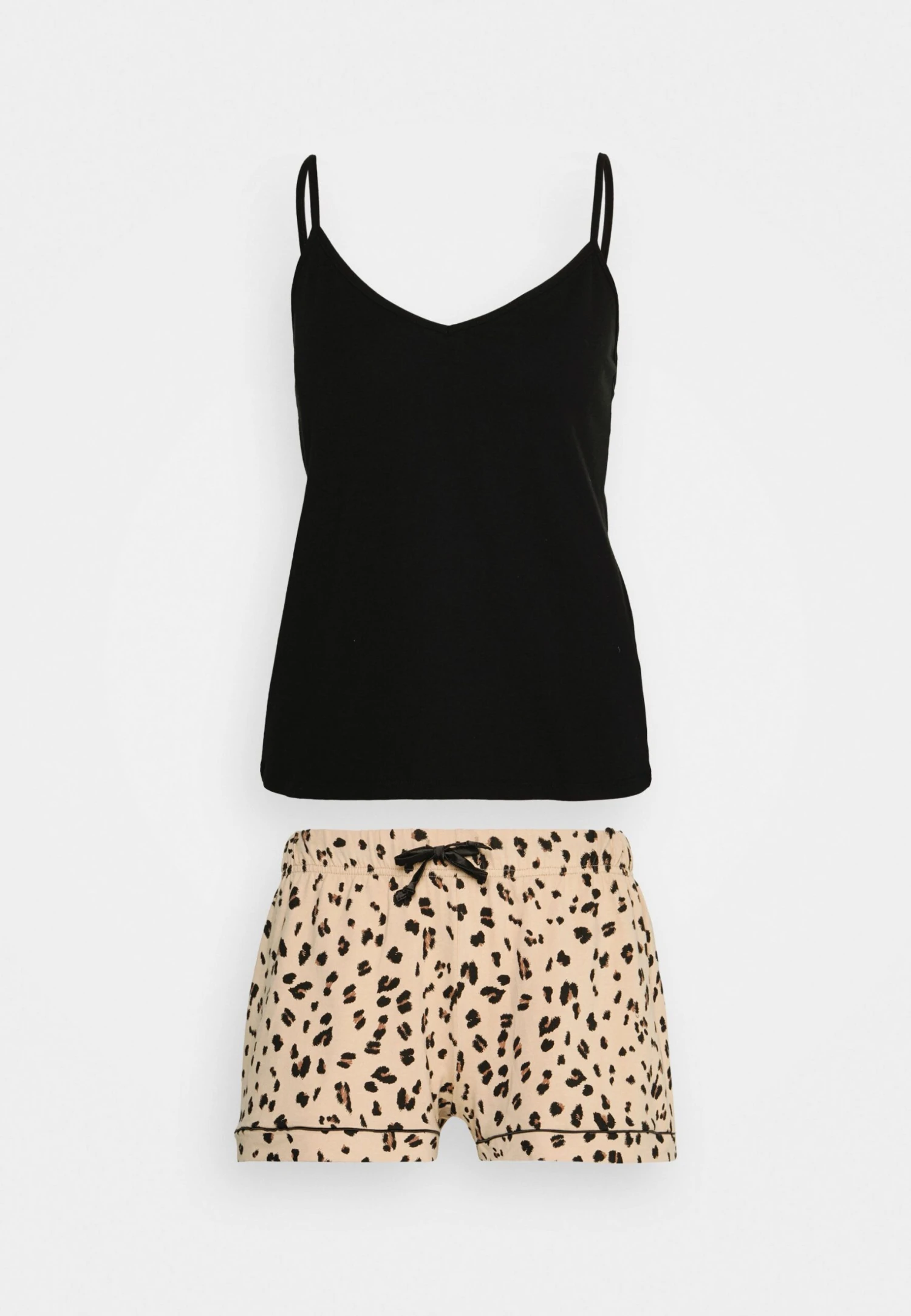 Anna Field Leopard Cami Set - Pyjama - Black/Sand 9 Anna Field Leopard Cami Set - Pyjama - Black/Sand - Afbeelding 7