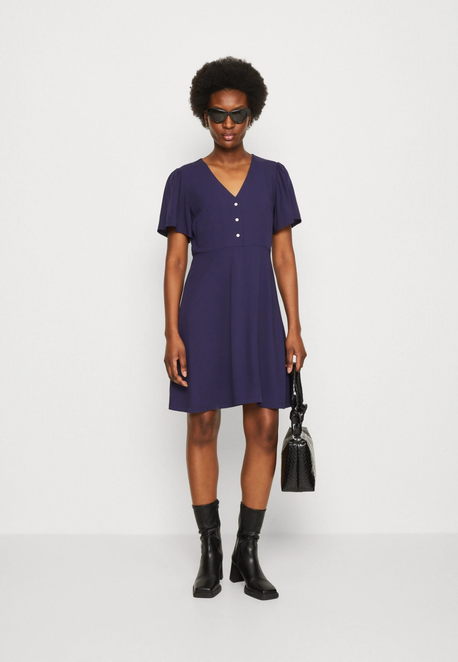 Anna Field Blousejurk - Dark Blue 4 Anna Field Blousejurk - Dark Blue - Afbeelding 2