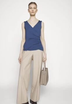 Anna Field Top - Dark Blue -Anna Field bfb2baf6281445d2a2d642edb3903f30