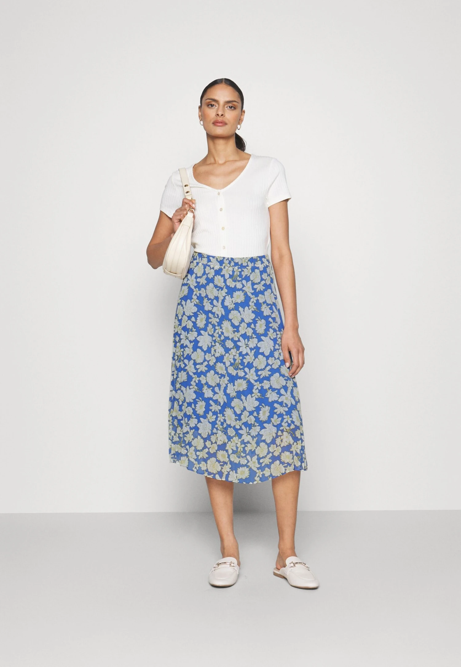 Anna Field A-Lijn Rok - Light Blue 4 Anna Field A-Lijn Rok - Light Blue - Afbeelding 2