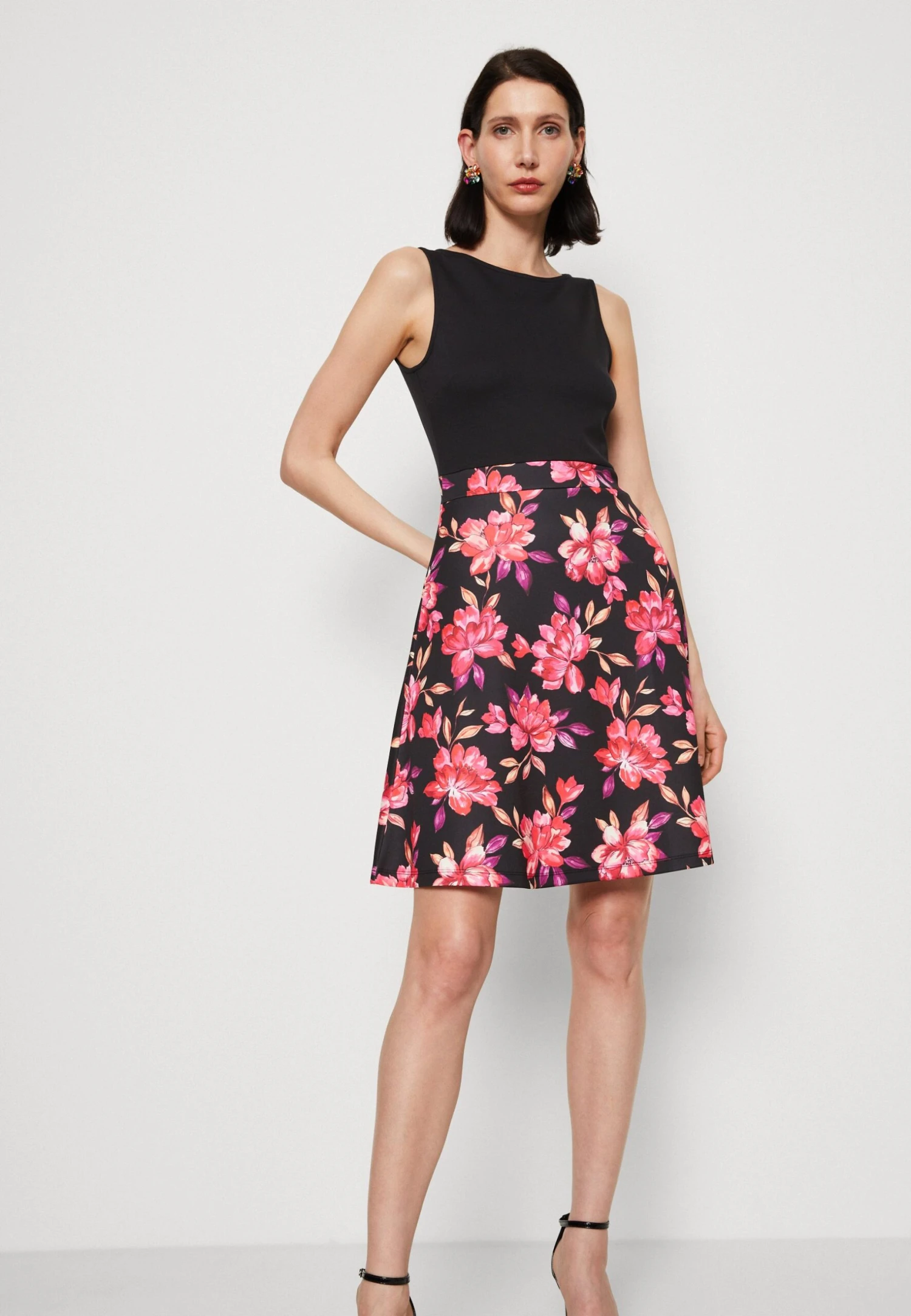 Anna Field Jurk - Black/Red/Purple 6 Anna Field Jurk - Black/Red/Purple - Afbeelding 4