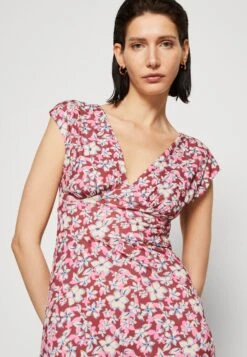 Anna Field Jerseyjurk - Brown/Beige/Pink -Anna Field cbedaa87fc184eceb629b6fadbc91e63