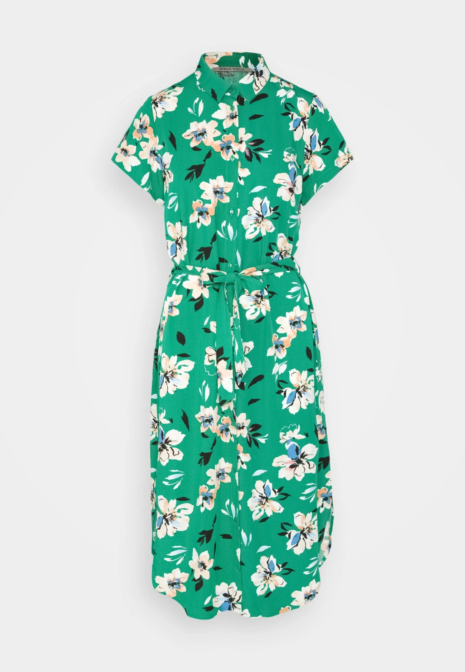 Anna Field Blousejurk - Green/Pink 9 Anna Field Blousejurk - Green/Pink - Afbeelding 7