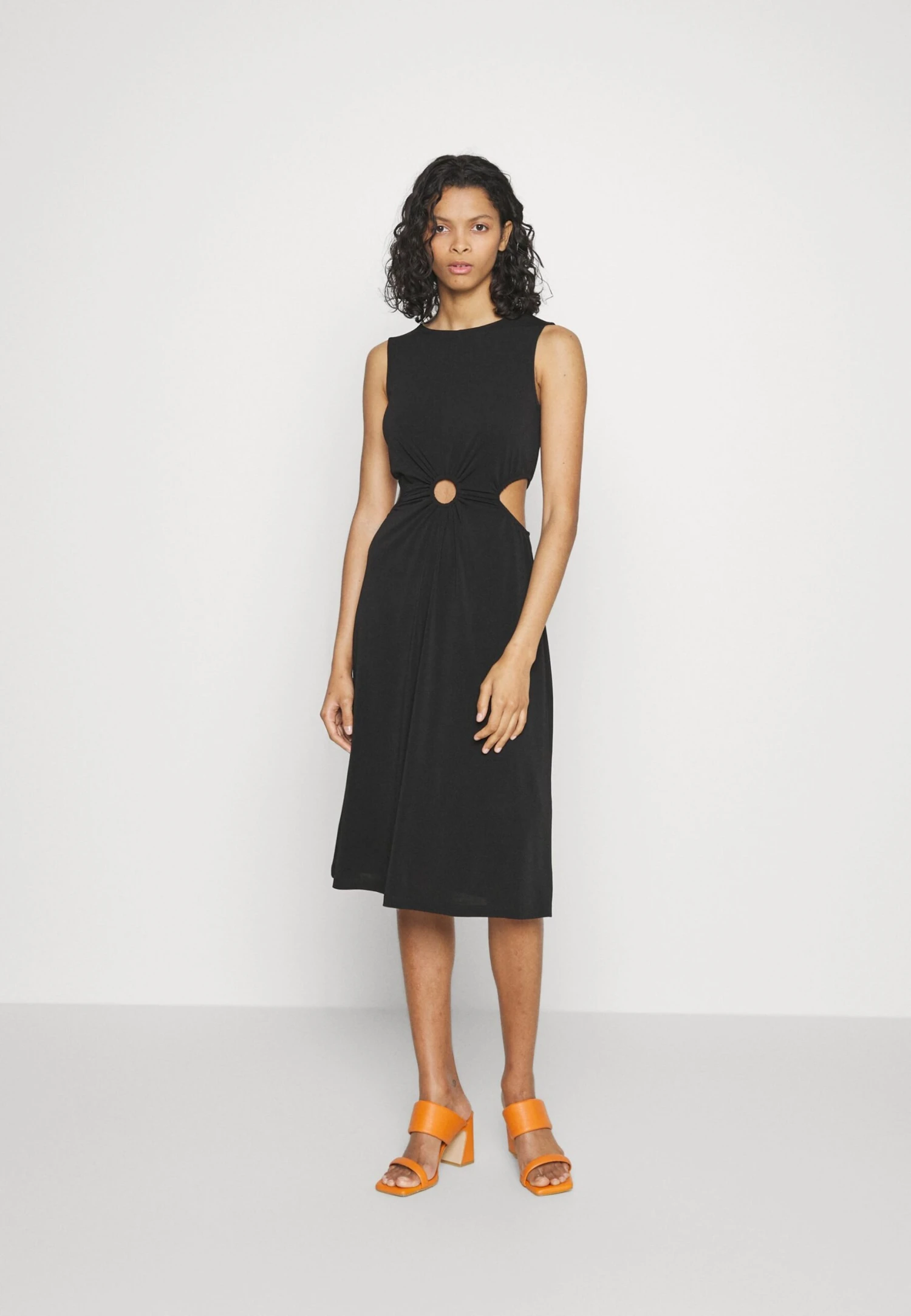 Anna Field Sleeveless Midi Dress - Jurk - Black 4 Anna Field Sleeveless Midi Dress - Jurk - Black - Afbeelding 2