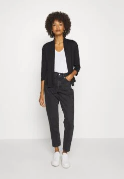 Anna Field Basic V Neck Drop Shoulder 2 Pack- T-Shirt Basic - Black/White