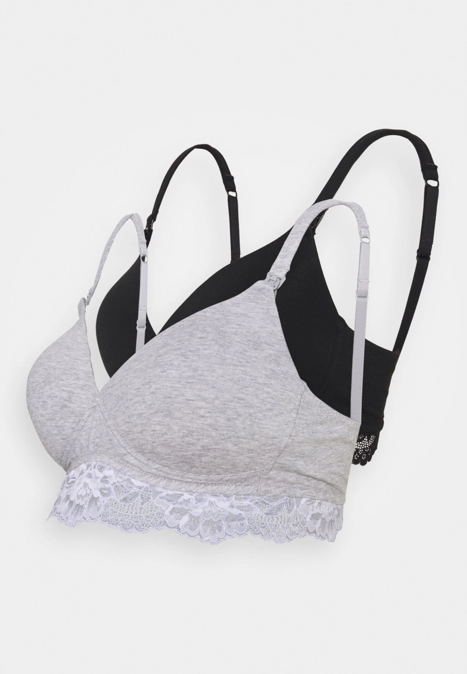 Anna Field 2Pp Maternity Bra - T-Shirt Bh - Grey 3 Anna Field 2Pp Maternity Bra - T-Shirt Bh - Grey