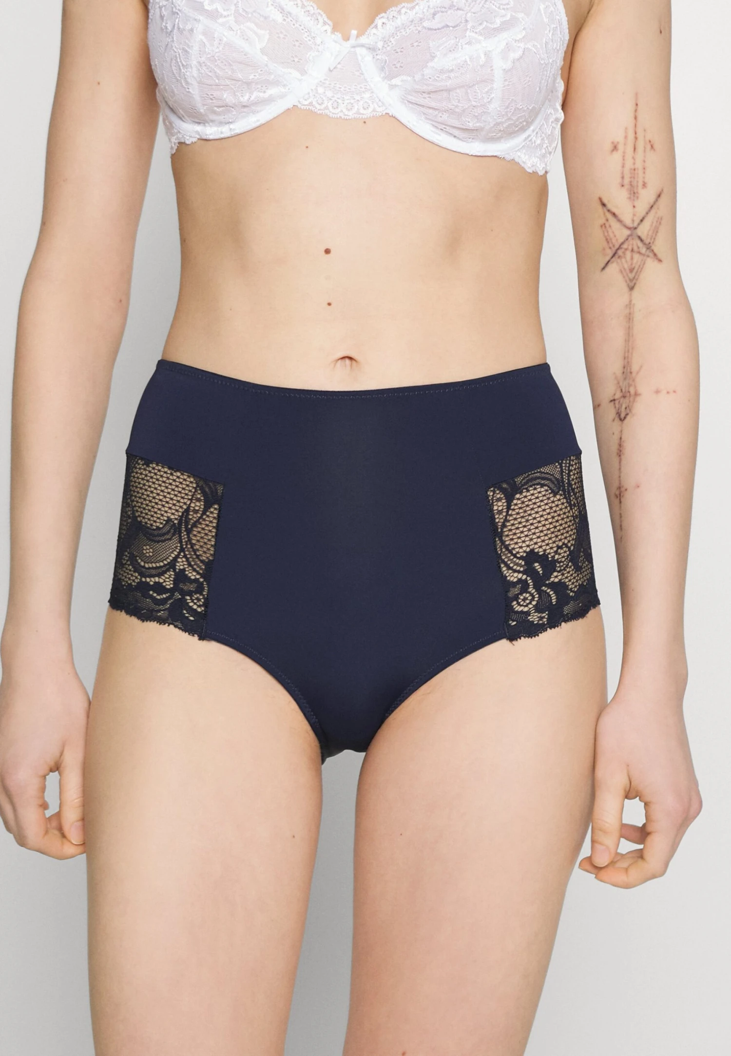 Anna Field 2 Pack - Slip - Dark Blue/White 6 Anna Field 2 Pack - Slip - Dark Blue/White - Afbeelding 4