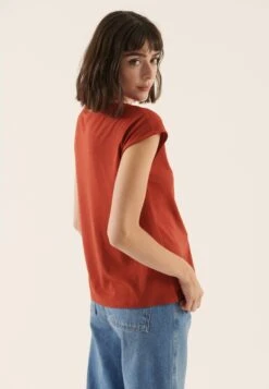 Anna Field T-Shirt Basic - Red -Anna Field d905ac6247724413b5c54664d39112b5