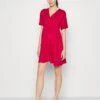 Short Sleeves Flared Mini Dress- Jerseyjurk - Red 2 Short Sleeves Flared Mini Dress- Jerseyjurk - Red -Anna Field d92b0d2b574c4bff93dcc8913443c657