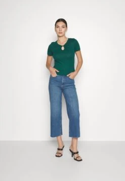 Anna Field T-Shirt Basic - Dark Green -Anna Field e2651f3df2bf464591166faa5add3ec4