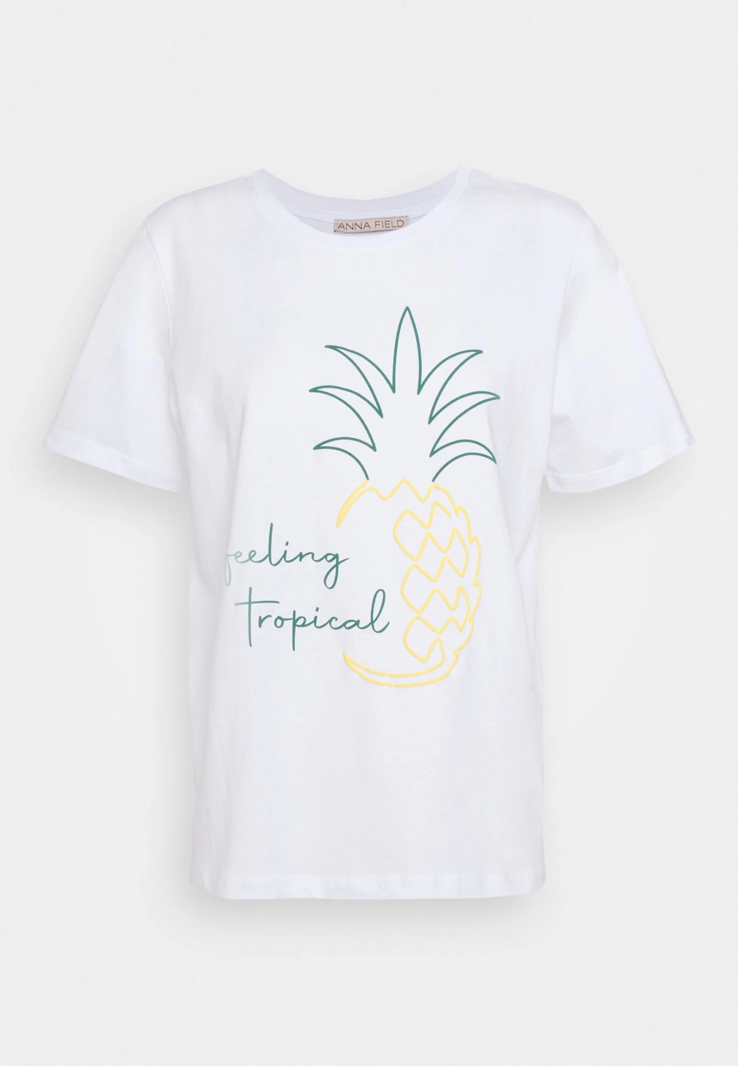Anna Field Hattie Pineapple Puff - T-Shirt Print - White 8 Anna Field Hattie Pineapple Puff - T-Shirt Print - White - Afbeelding 6