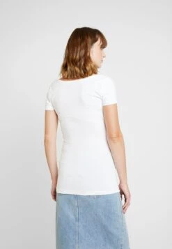 2 Pack - T-Shirt Basic - White/Dark Blue -Anna Field e6b860902ad64e0b81379bc8ced102e0